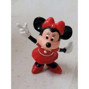 Applause Minnie Mouse red dress Disney Pixar toy figure